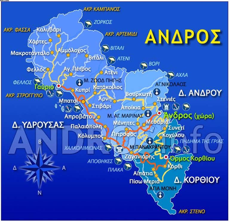 Ο χάρτης της ΑΝΔΡΟΥ