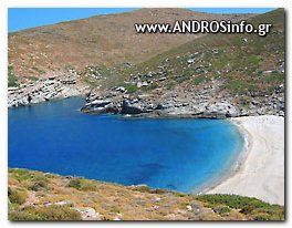 Andros παραλία Λεύκα - Lefka Andros Beach
